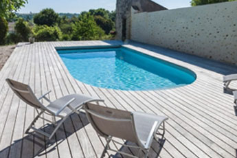 Piscine formes arrondies